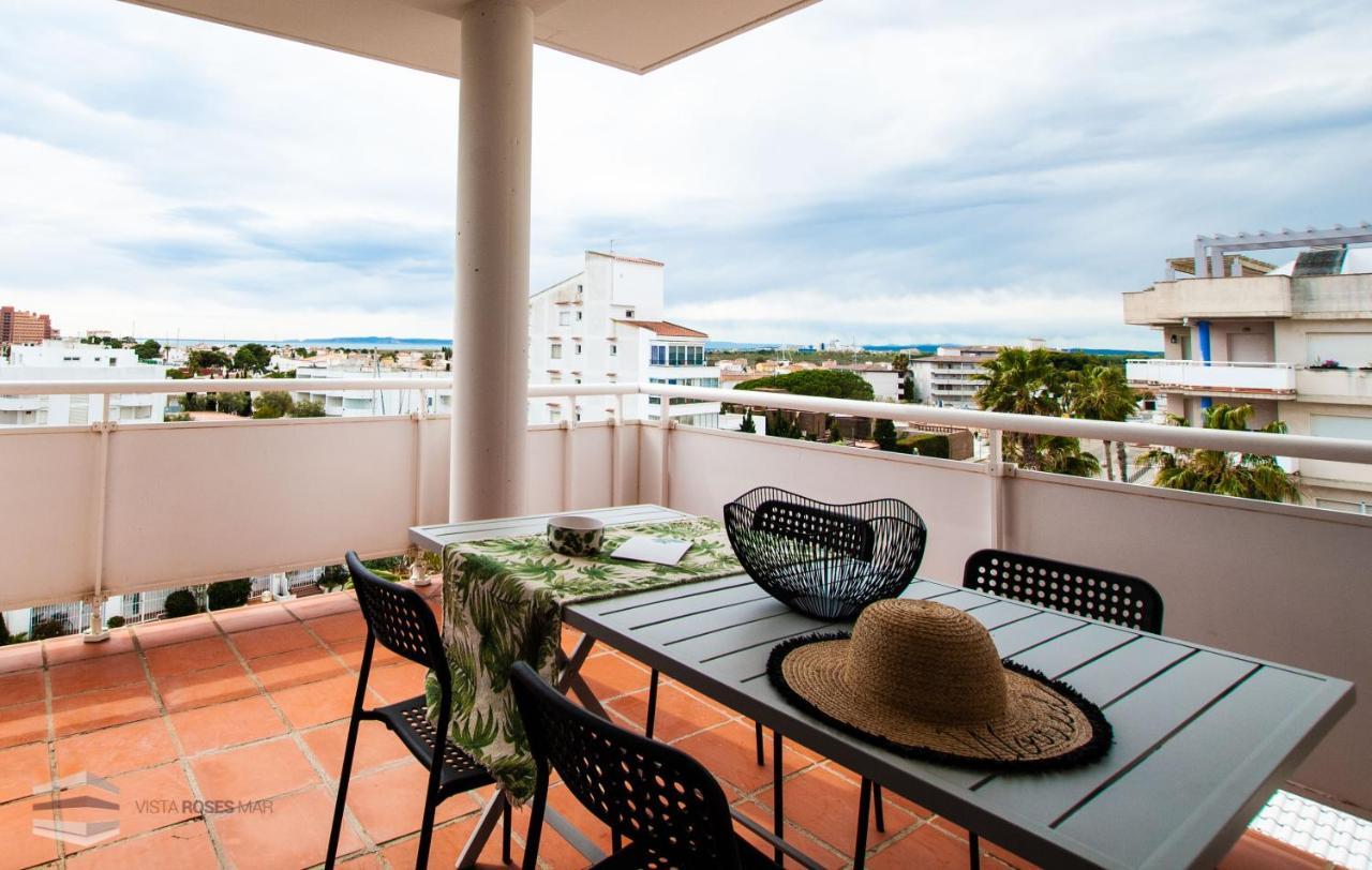 Vista Roses Mar - Apartamento Con Piscina II Eksteriør billede