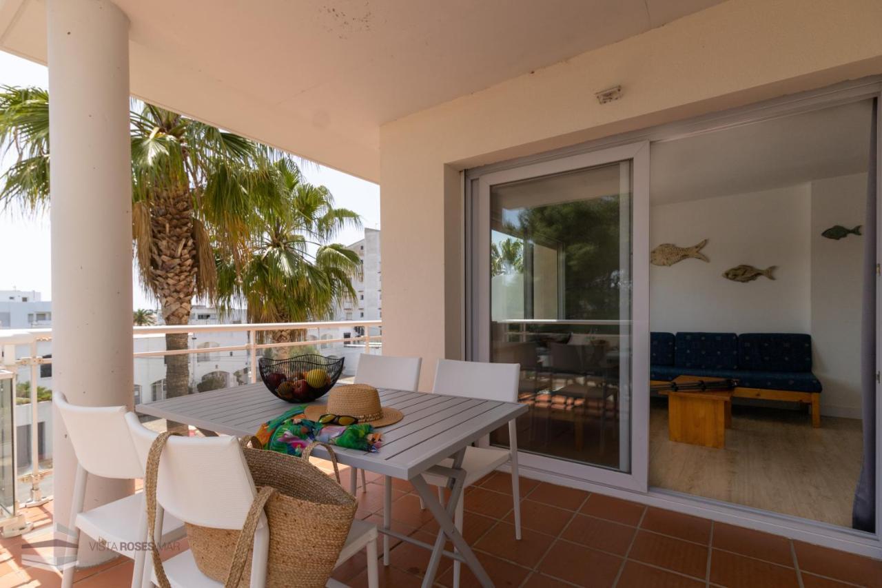 Vista Roses Mar - Apartamento Con Piscina II Eksteriør billede